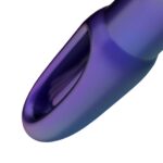 Hueman - voyager vibrating butt plug with tapping - purple - obrazek 6