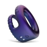 Hueman - jupiter vibrating cock and ball ring - purple - obrazek 6