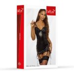 Set dress and thongs 110836 black s - obrazek 3