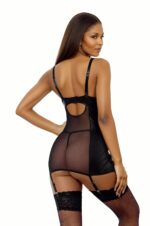 Set dress and thongs 110836 black s - obrazek 2