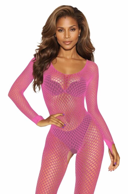 Bodystocking 2061 pink - obrazek 6