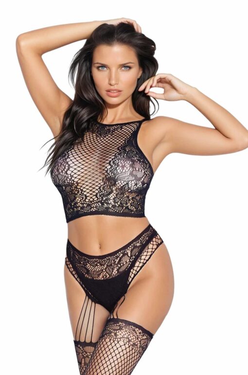 Bodystocking 2083 black - obrazek 6