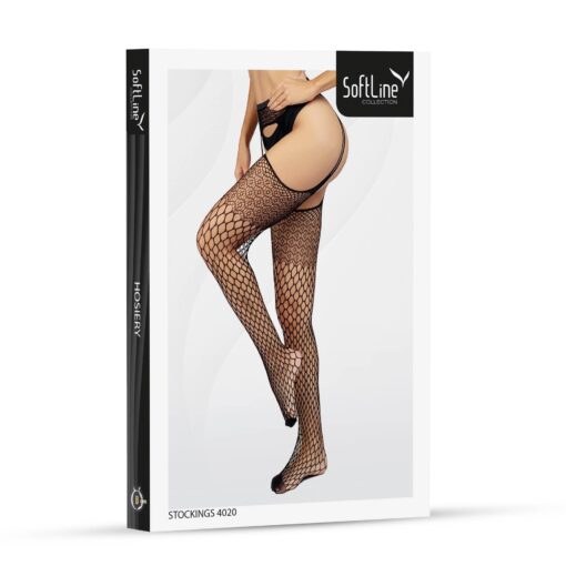 Stockings 4020 black - obrazek 3