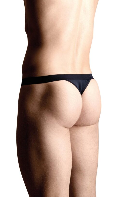 Mens thongs 4490 - black s/l - obrazek 2