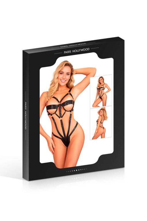 Adjustable body harness black - obrazek 2