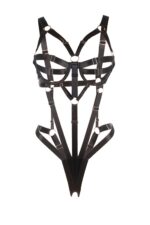 Adjustable body harness black - obrazek 5