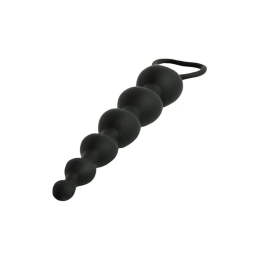 Anal beads black heart - obrazek 3