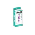 Anal beads purple heart - obrazek 4