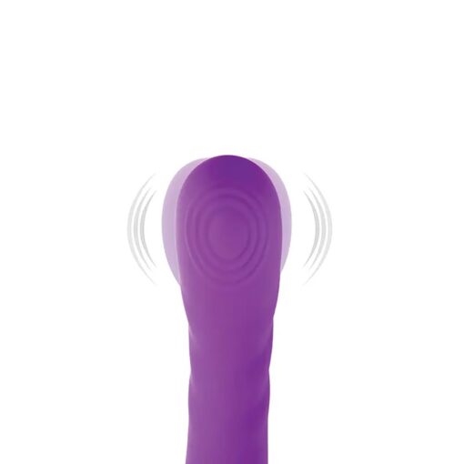 Purple clitoral and g-spot vibrator - obrazek 4