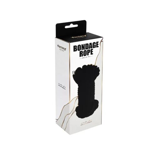Bondage rope 10m black - obrazek 2