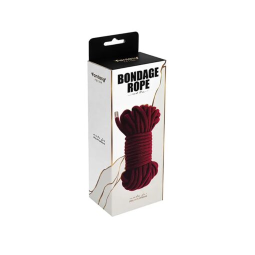 Bondage rope 10m red - obrazek 2