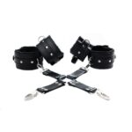 Black hogtie with comfy wrist and ankle cuffs - obrazek 3