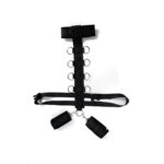 Harness with adjustable neck, belt and breastplate with rings - obrazek 5