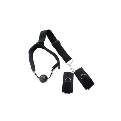 Breathable ball gag with adjustable straps - obrazek 2