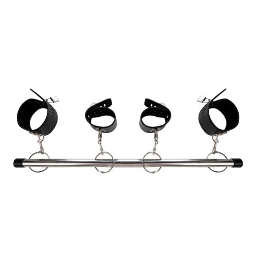 Spreader bar with wrist and ankle cuffs - obrazek 2