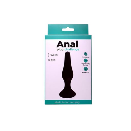 Anal plug black large - obrazek 2