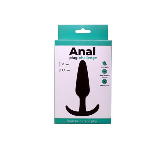 Anal plug black medium - obrazek 2
