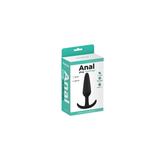 Anal plug black medium - obrazek 3