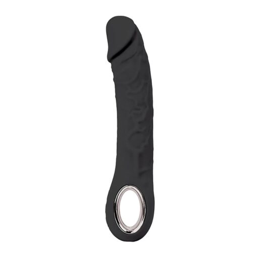 Black vibrator - 10 different modes of vibration and heating function - obrazek 2
