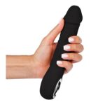 Black vibrator - 10 different modes of vibration and heating function - obrazek 5