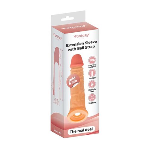 Extension sleeve with a ball strap - 21cm - obrazek 7