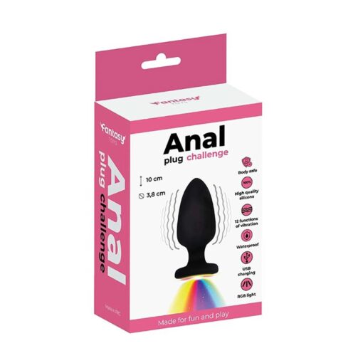 Led light vibrating anal plug - obrazek 6