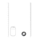 Classic grooved silicone cock and ball ring - black - obrazek 6