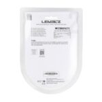 Double ripple silicone prostate massager - black - obrazek 3