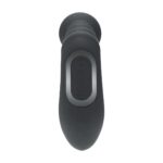 Vibrating heating bendable tapping beaded silicone prostate stimulator - black - obrazek 5