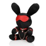 Rabbit bondage - velvet - large - black - obrazek 3