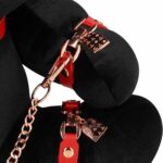 Rabbit bondage - velvet - large - black - obrazek 5