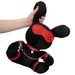 Rabbit bondage - velvet - large - black - obrazek 7