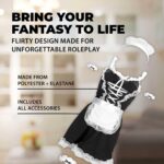 French maid costume - s/m - black - obrazek 6