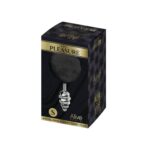 Metal anal fluffy twist plug s black - obrazek 4