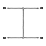 Bedroom fantasies - under the bed restraint bondage set black - obrazek 3