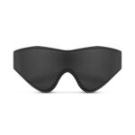 Bedroom fantasies - faux leather blindfold black - obrazek 3