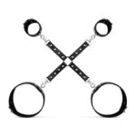 Bedroom fantasies - bondage cross
wrist and leg cuffs black - obrazek 4