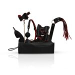 Bedroom fantasy - 8 piece set of sm luxury set black - obrazek 3