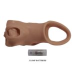 Pretty love 8.7" vibrating penis sleeve extender - obrazek 8