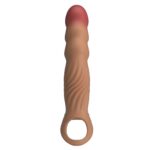 Pretty love vibrating penis sleeve extender - obrazek 5
