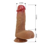 Pretty love fogg 4.7" silicone dildo with harness briefs - obrazek 7